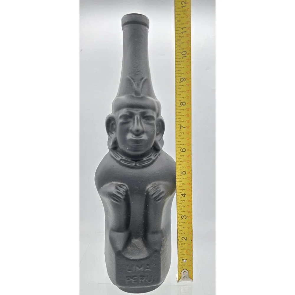 Vintage 1970s Ranuzzi Black Bottle‎ - Lima Peru